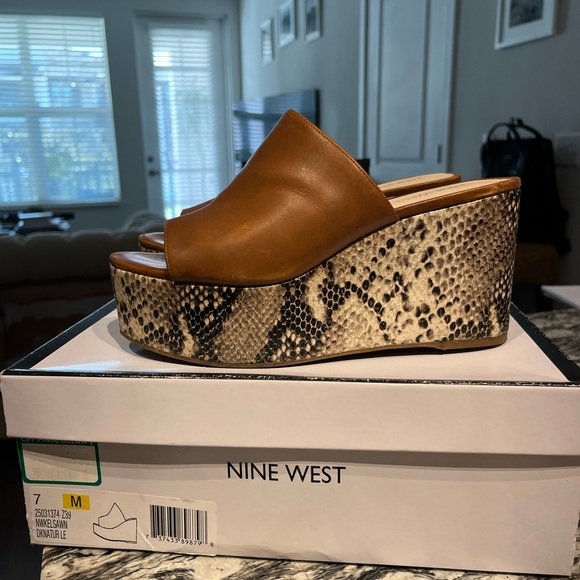 Nine West Platform Sandals - Picture 2 of 5